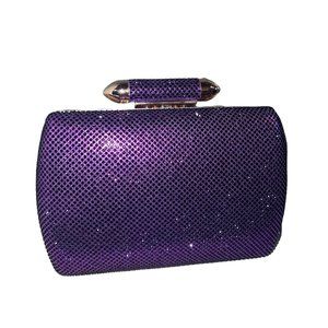 purple sparkle purse